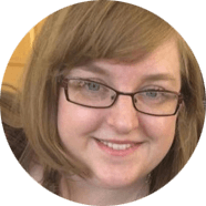 team-julie Smiling woman in glasses and light brown hair