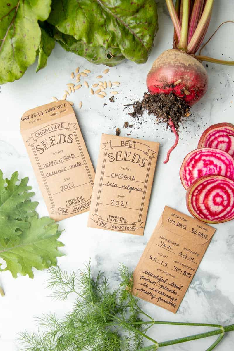 Printable Seed Packets for Seed Saving & Sharing - Growfully