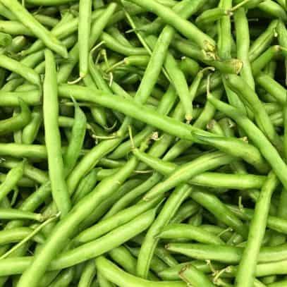 Pile of green beans